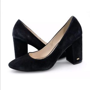 Cole Haan Womens Black Grand OS Suede Heel Pumps